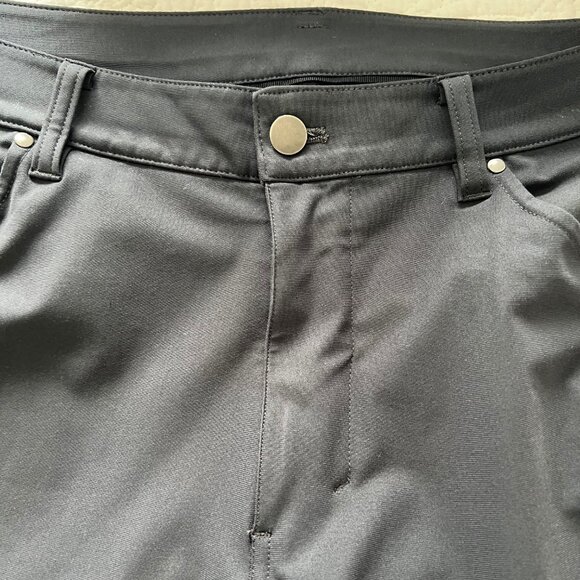 Lululemon ABC Pant Classic 28" Warpstreme Size 36 in Obsidian Grey - Picture 6 of 9